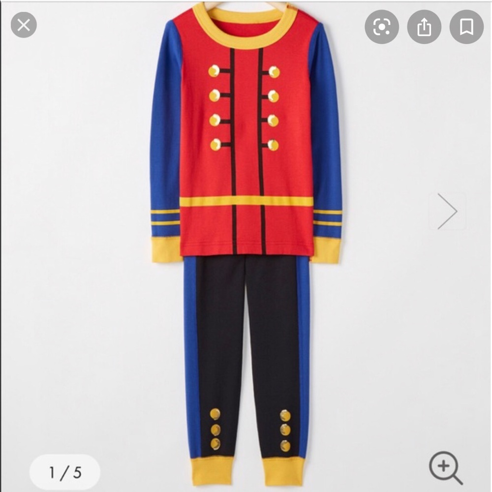 Hanna Andersson Nutcracker Long John PJ set